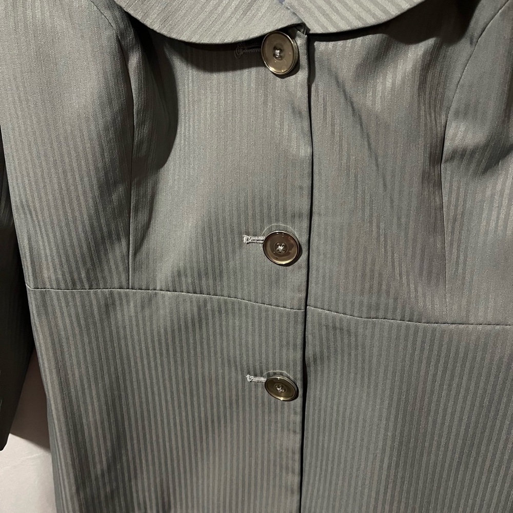 Gray Pinstriped Women’s Blazer/Jacket - Picture 8 of 11